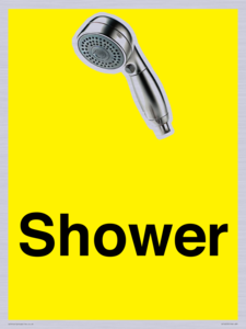 Shower Dementia Friendly Yellow 
